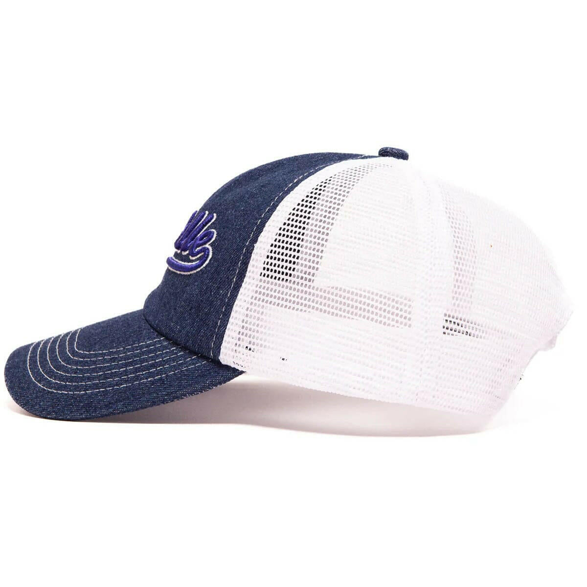 Hoddle - Intarsia Trucker Cap Light Blue.