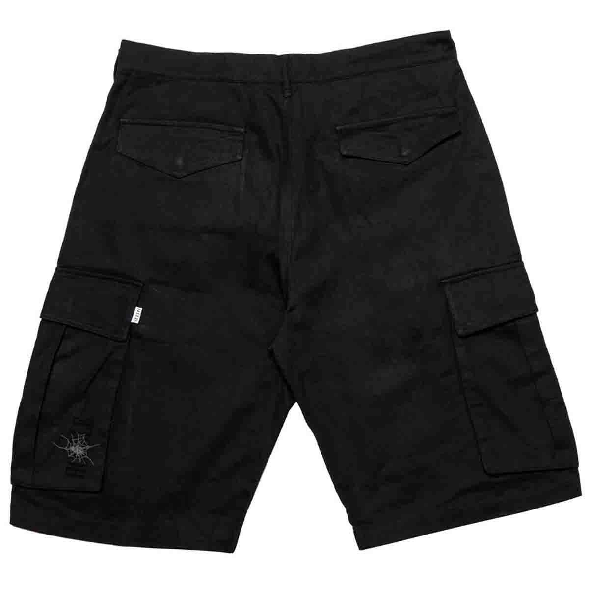 Hoddle - Intensive Cargo Shorts Black.