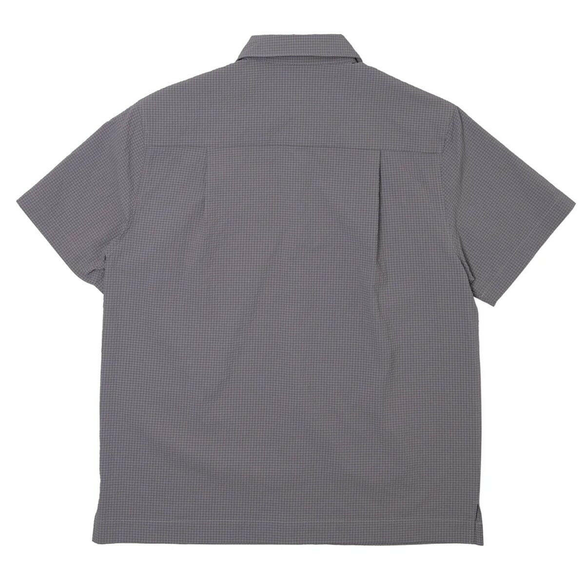Hoddle - Seersucker S/S Shirt Grey.