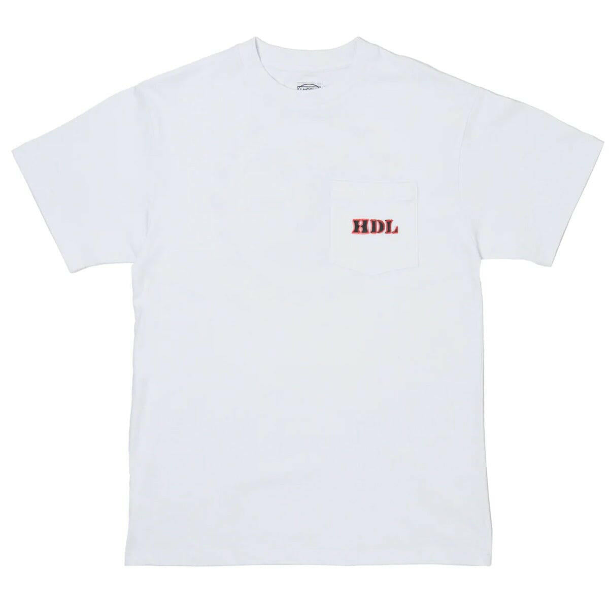 Hoddle - Thunderdome Pocket Tee White.
