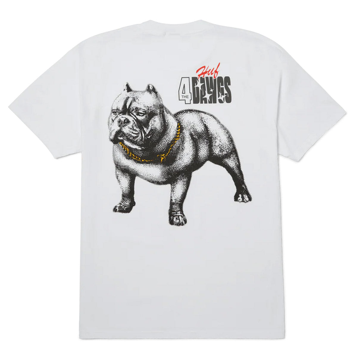 Huf - 4 The Dawgs Tee White.