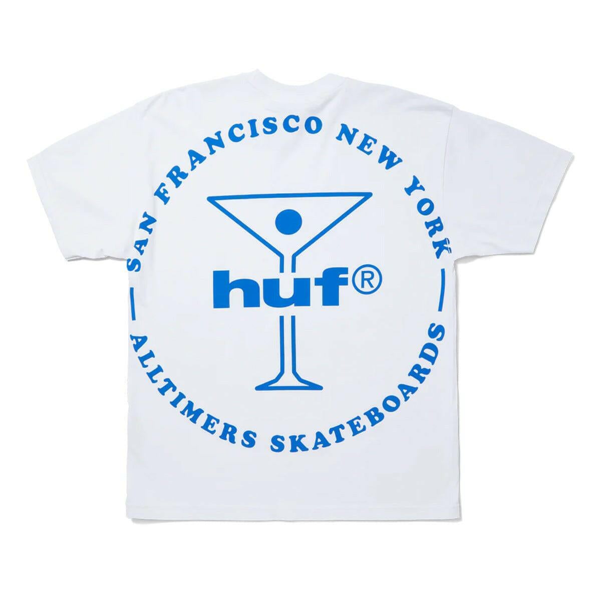Huf - X Alltimers Shark Attack Tee White.