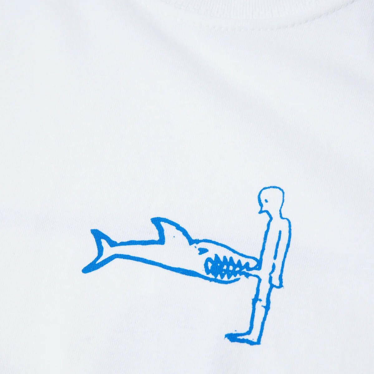 Huf - X Alltimers Shark Attack Tee White.