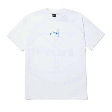 Huf - X Alltimers Shark Attack Tee White.