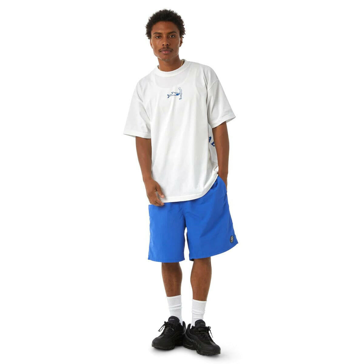 Huf - X Alltimers Shark Attack Tee White.