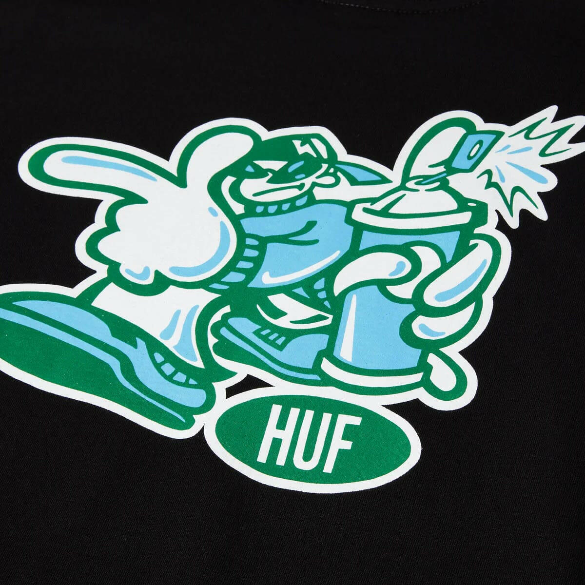Huf - Burner Tee Black.
