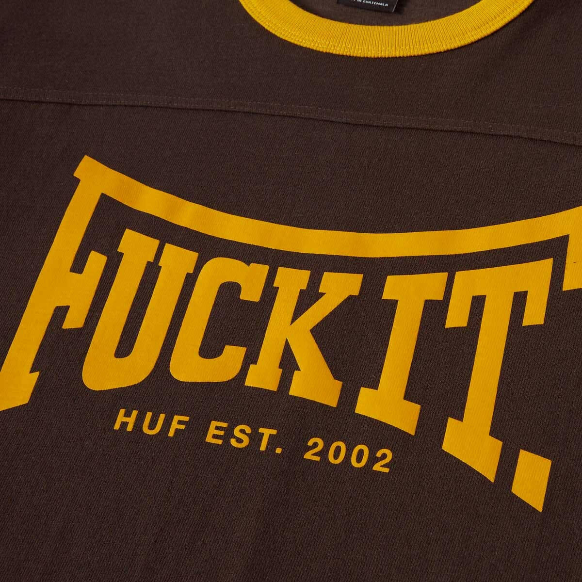 Huf - Exeter L/S Football Shirt Espresso.