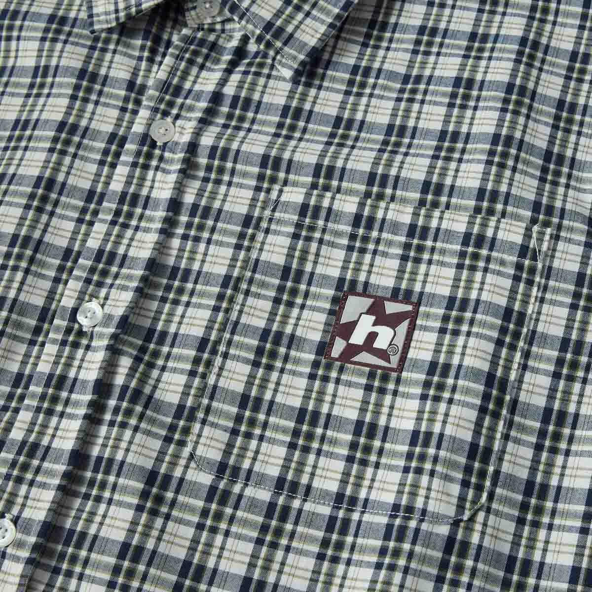 Huf - H Star Plaid Shirt Linen.