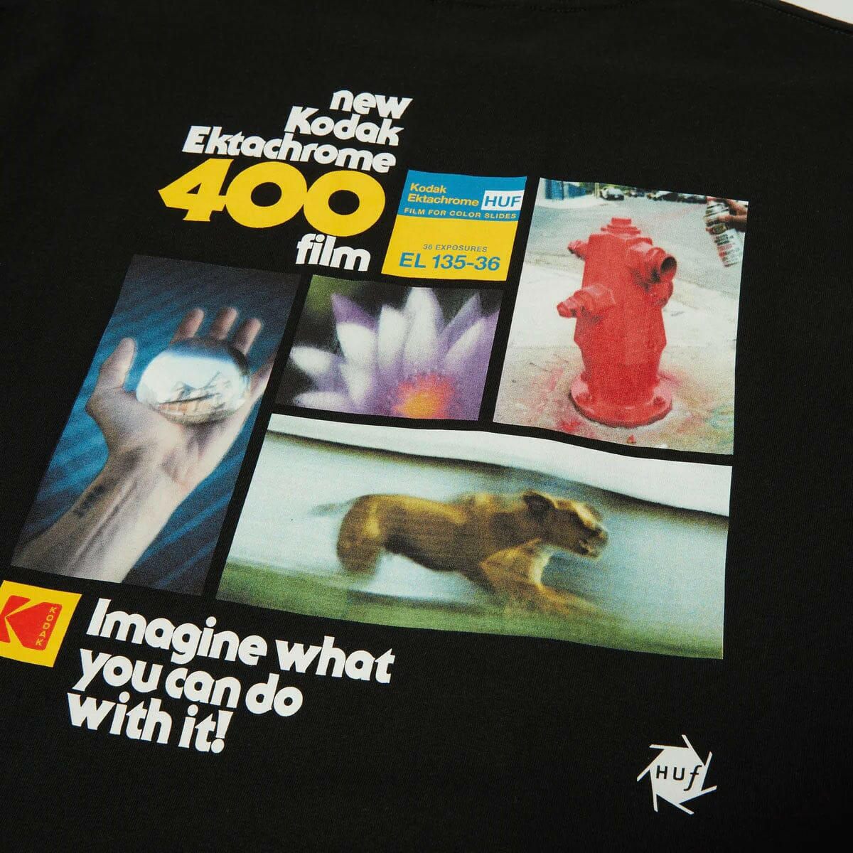Huf - Kodak Imagine What Tee Black.