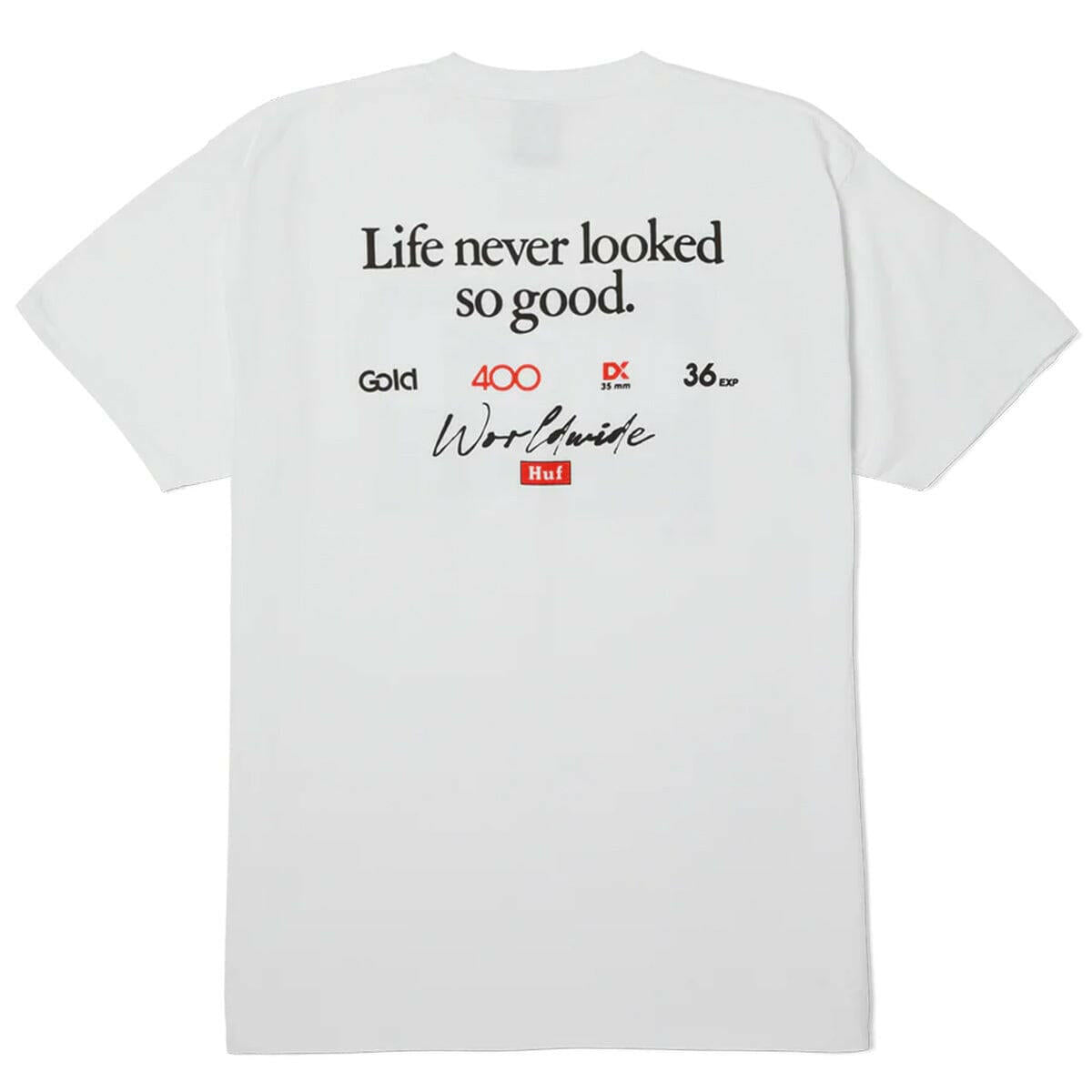 Huf - Kodak Rear View Tee White.