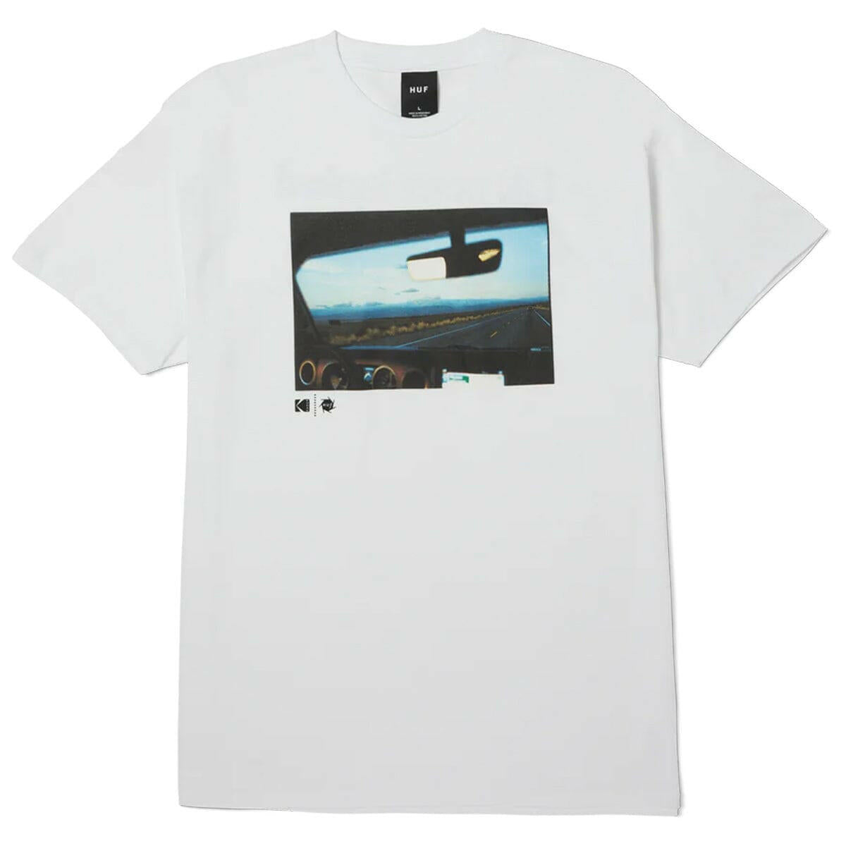 Huf - Kodak Rear View Tee White.