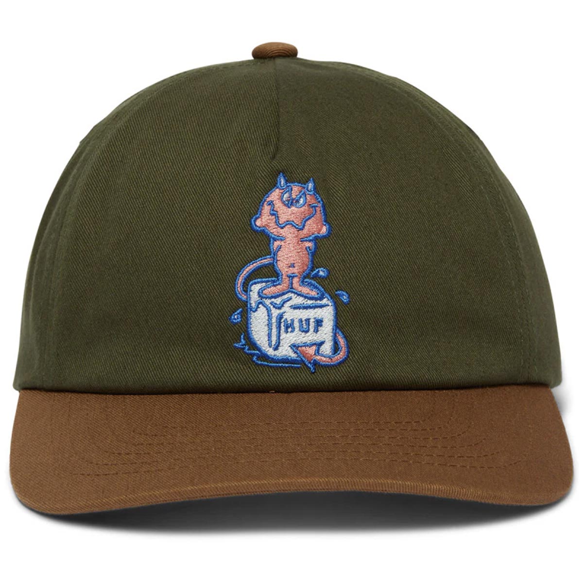 Huf - Melt 5 Panel Snapback Green.