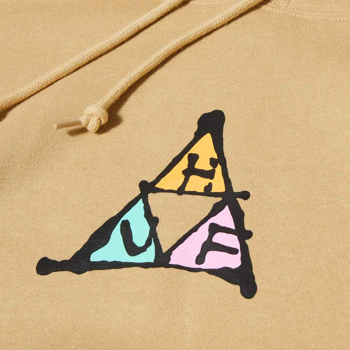 Huf - No-Fi Triple Triangle Hoodie Oatmeal.