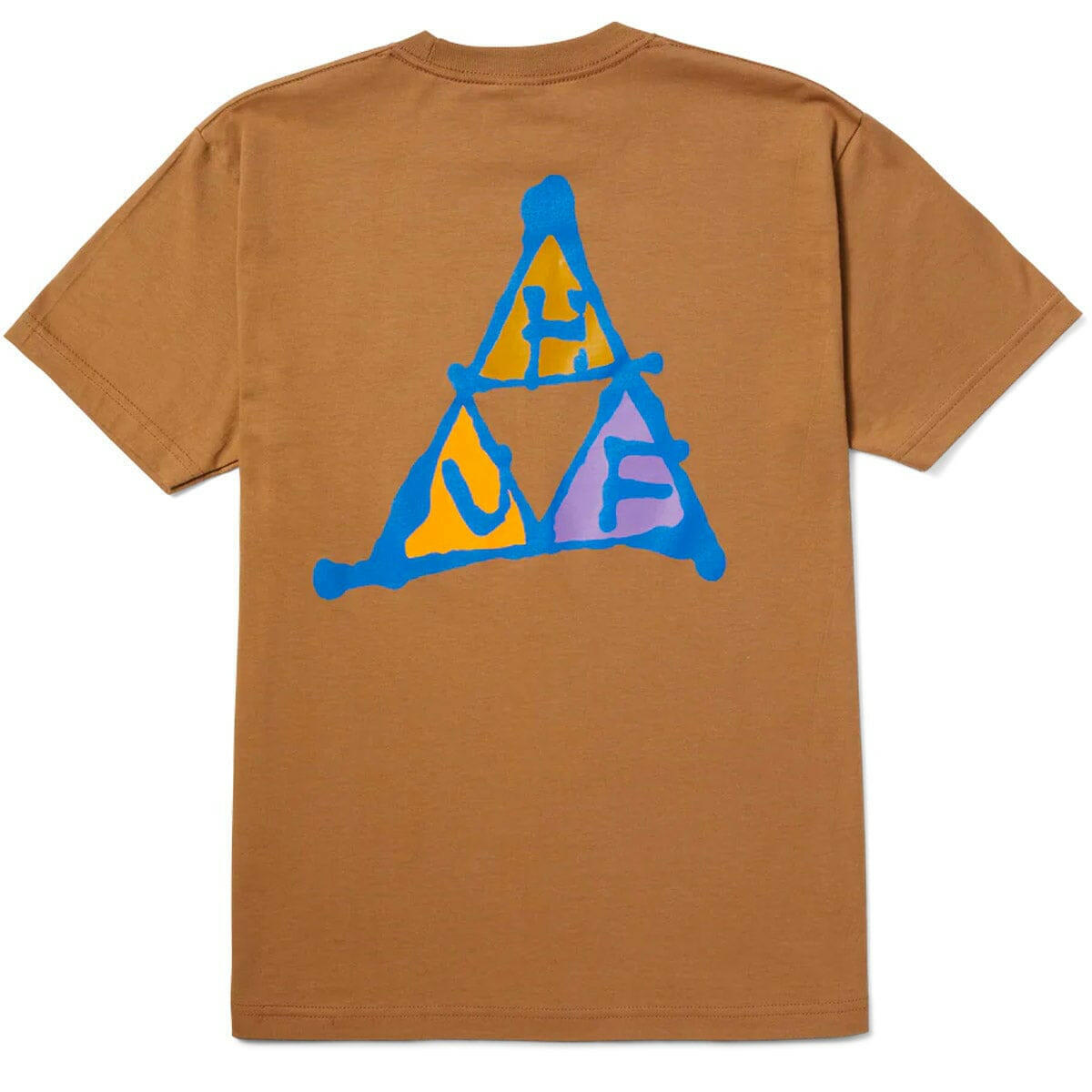 Huf - No-Fi Triple Triangle Tee Camel.