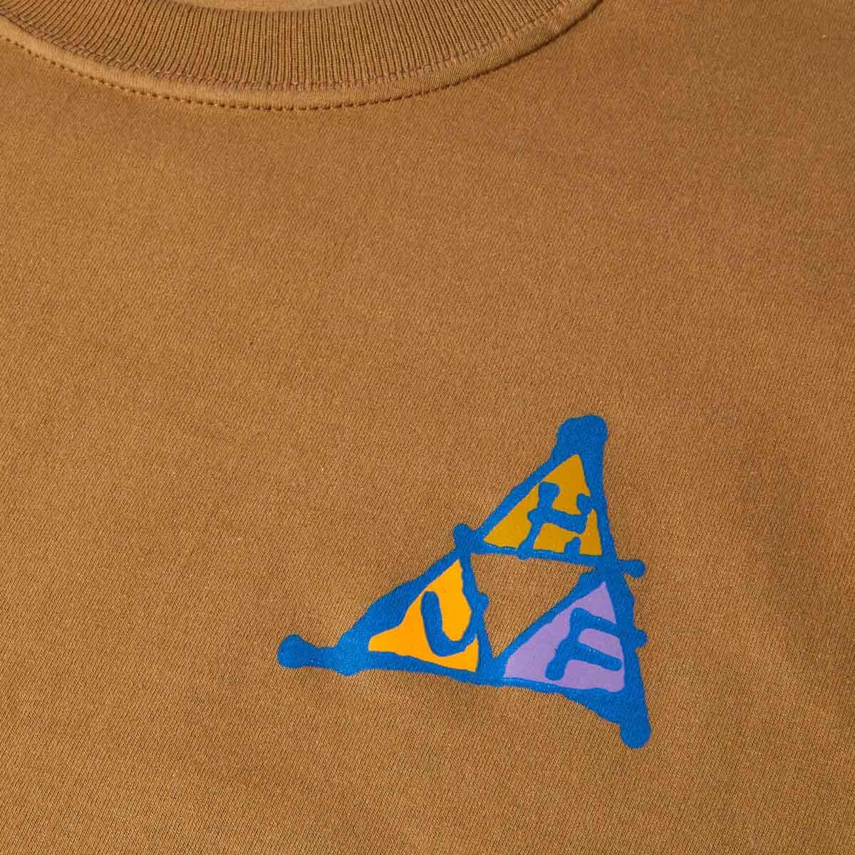 Huf - No-Fi Triple Triangle Tee Camel.