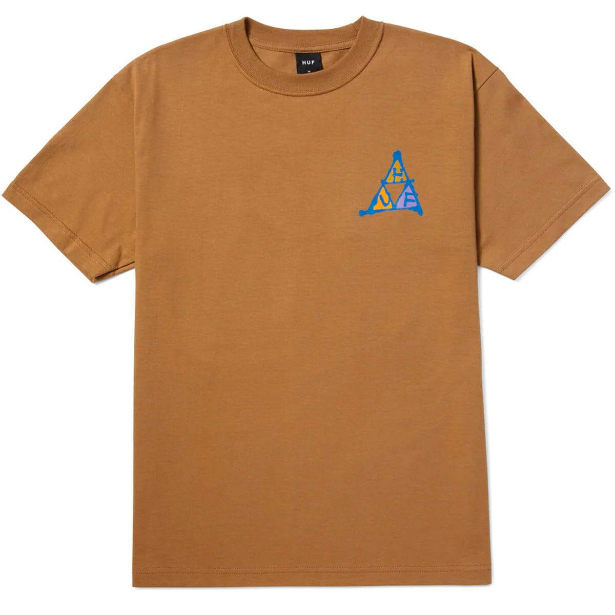 Huf - No-Fi Triple Triangle Tee Camel.