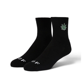 Huf - Plantlife Emb 1/4 Socks Black.