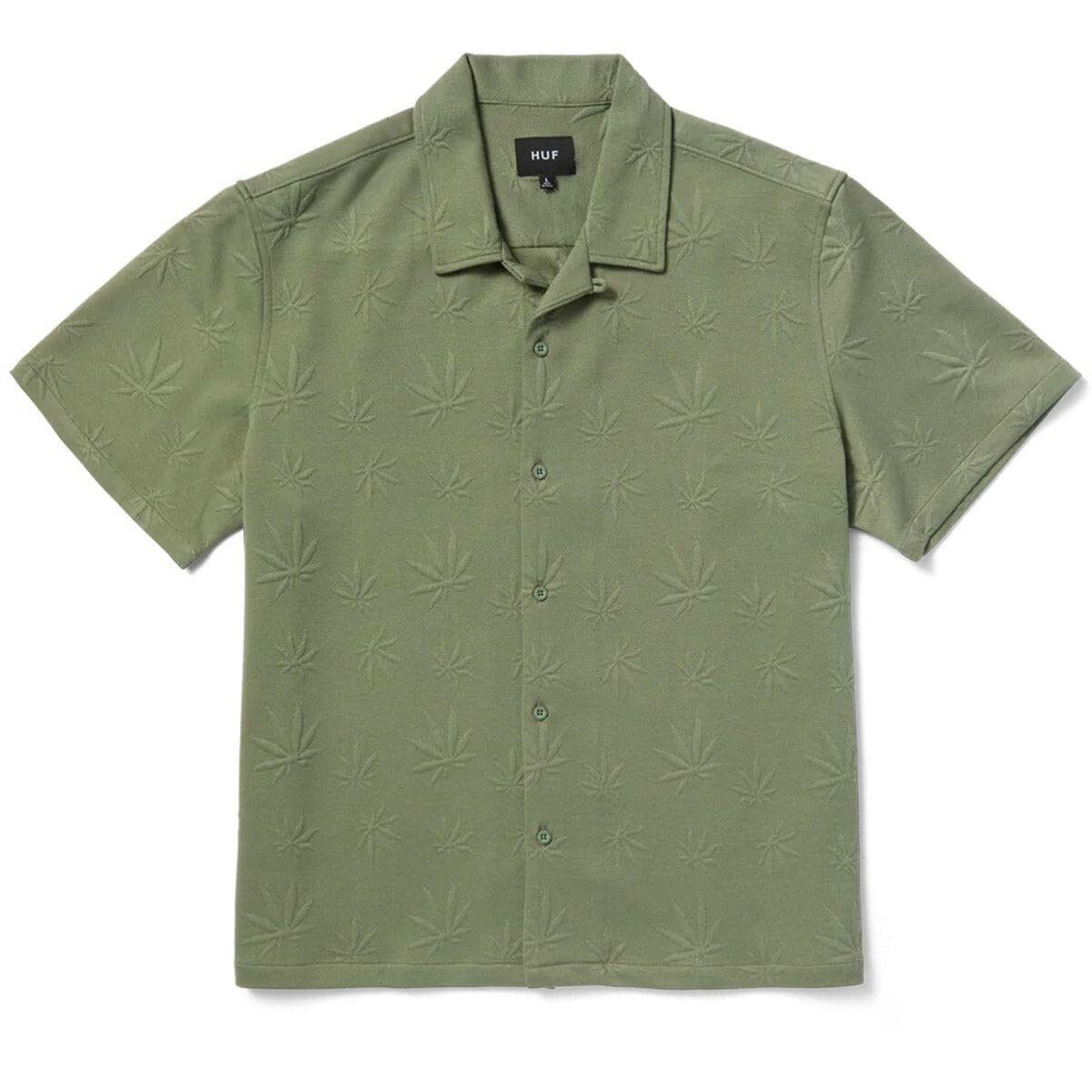 Huf - Plantlife Jacquard Shirt Moss.