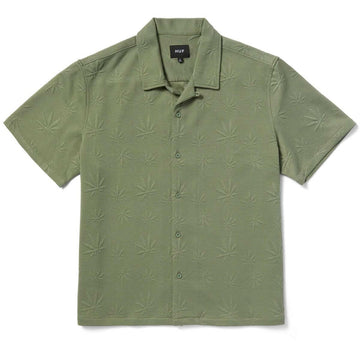 Huf - Plantlife Jacquard Shirt Moss.