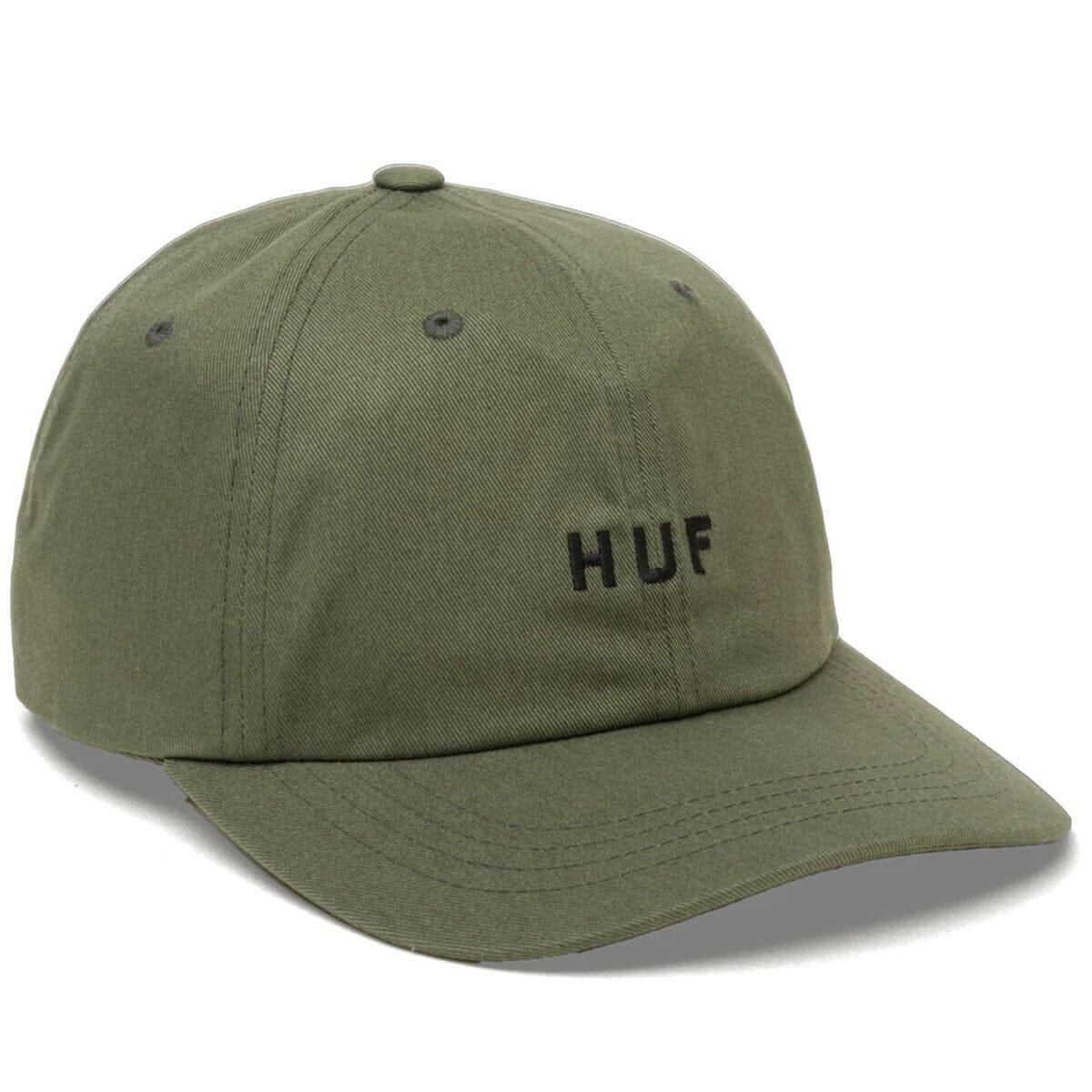 Huf - Set OG Curved Visor 6 Panel Cap Avocado.