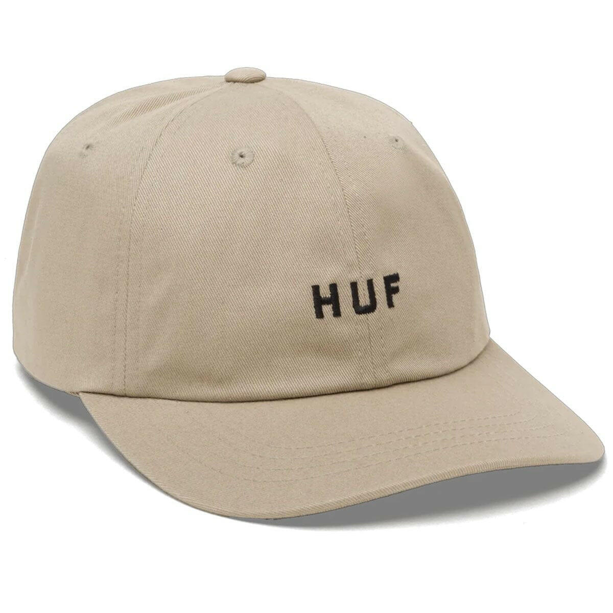 Huf - Set OG Curved Visor 6 Panel Cap Oatmeal.
