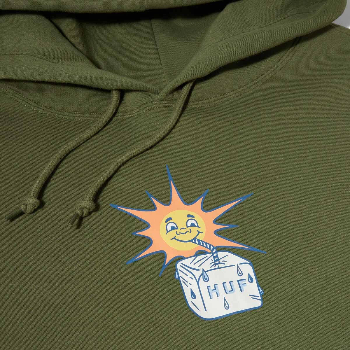 Huf - Sippin' Sun Hoodie Olive.