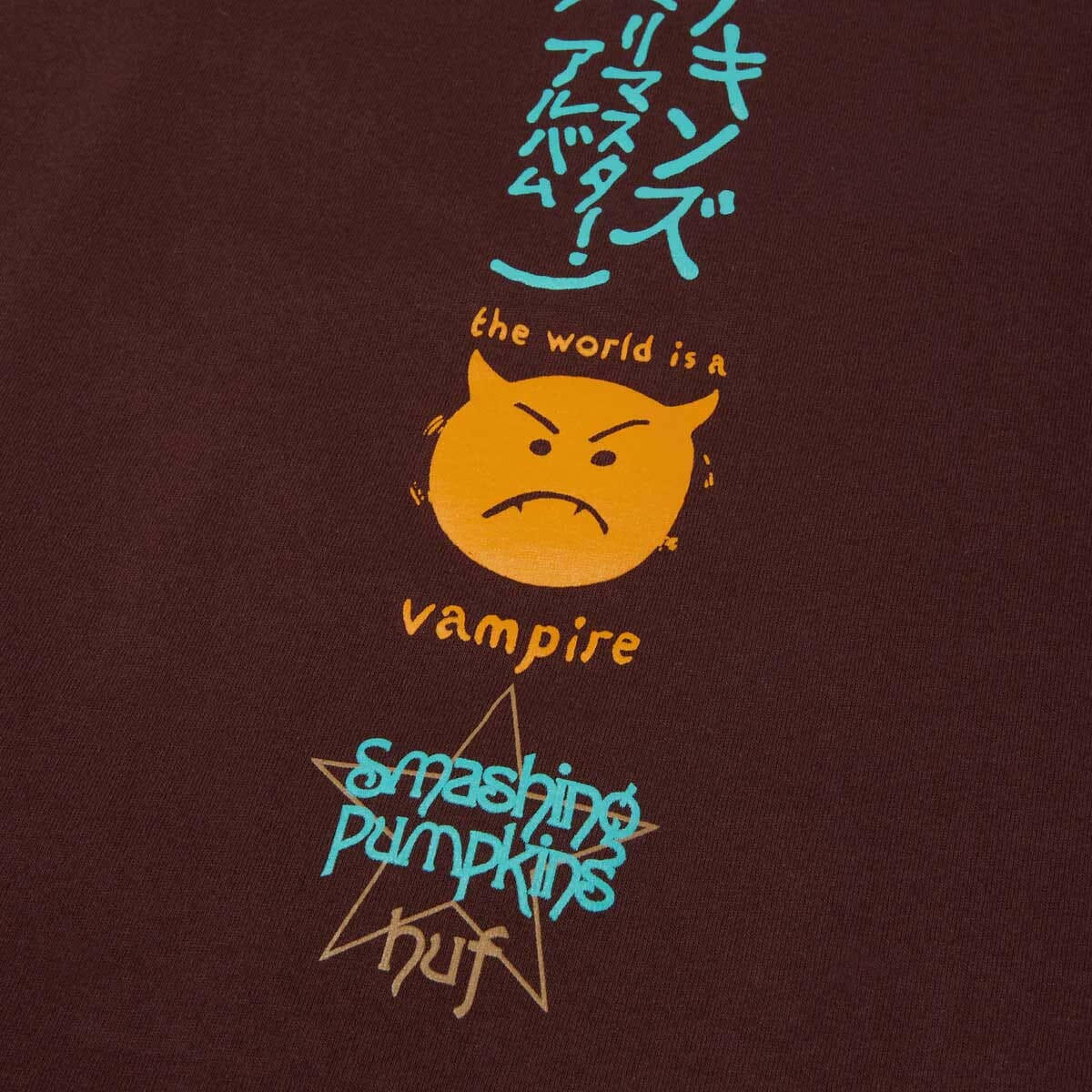 Huf - X Smashing Pumpkins Gish Reissue Tee Eggplant.