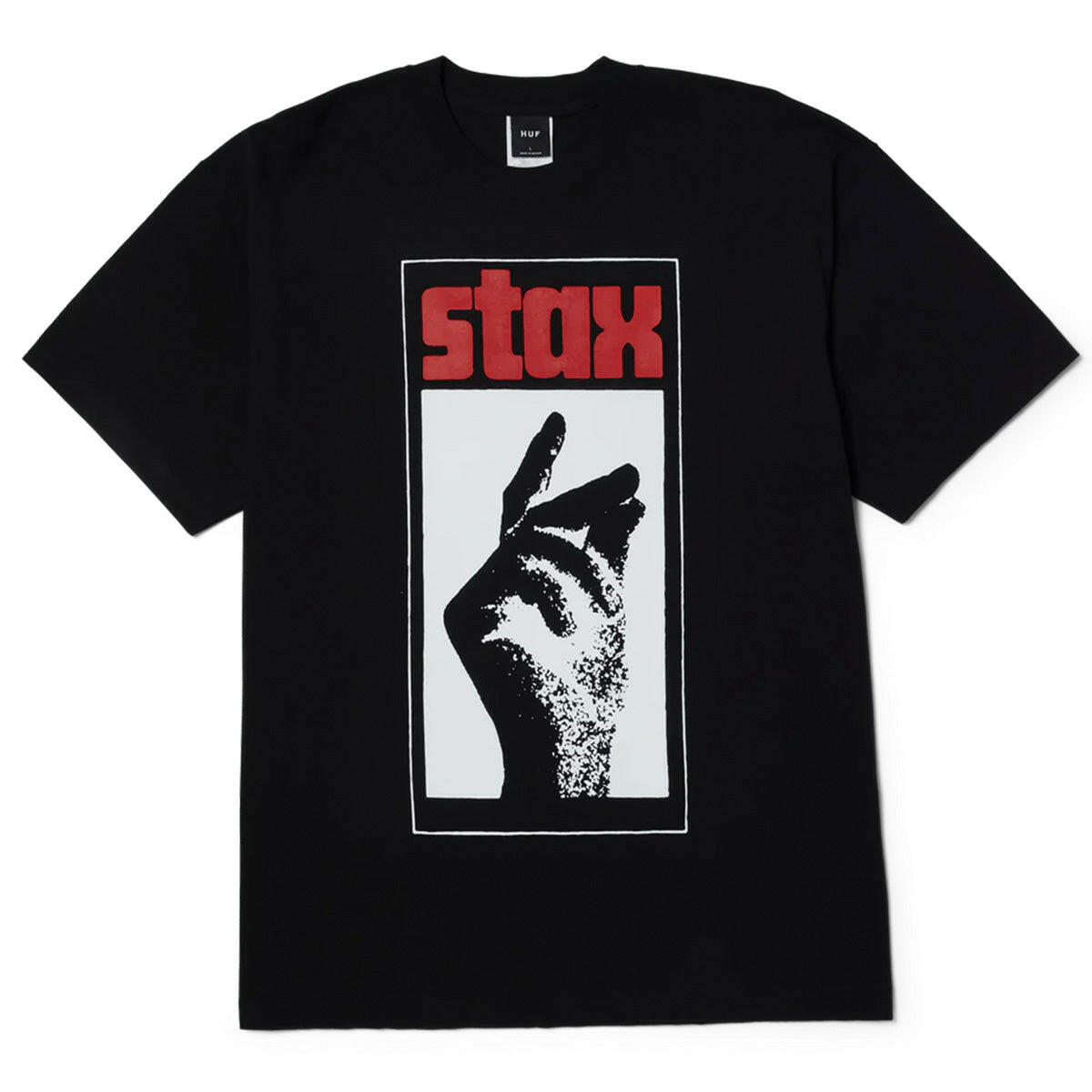 Huf - X Stax Snap Tee Black.