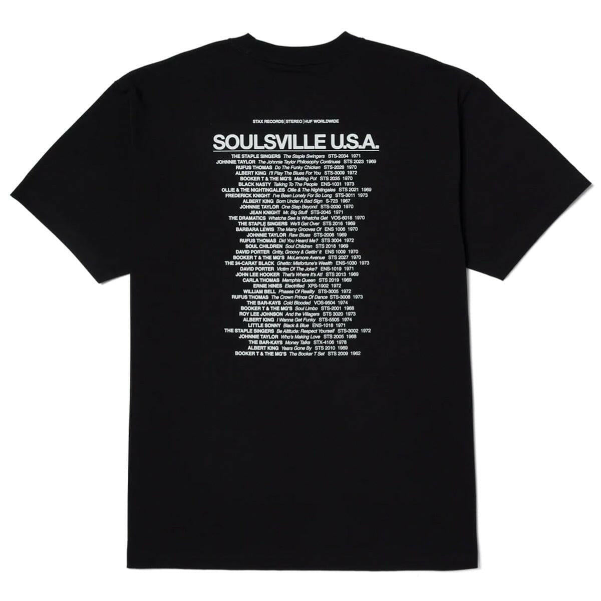 Huf - X Stax Soulsville USA Tee Black.