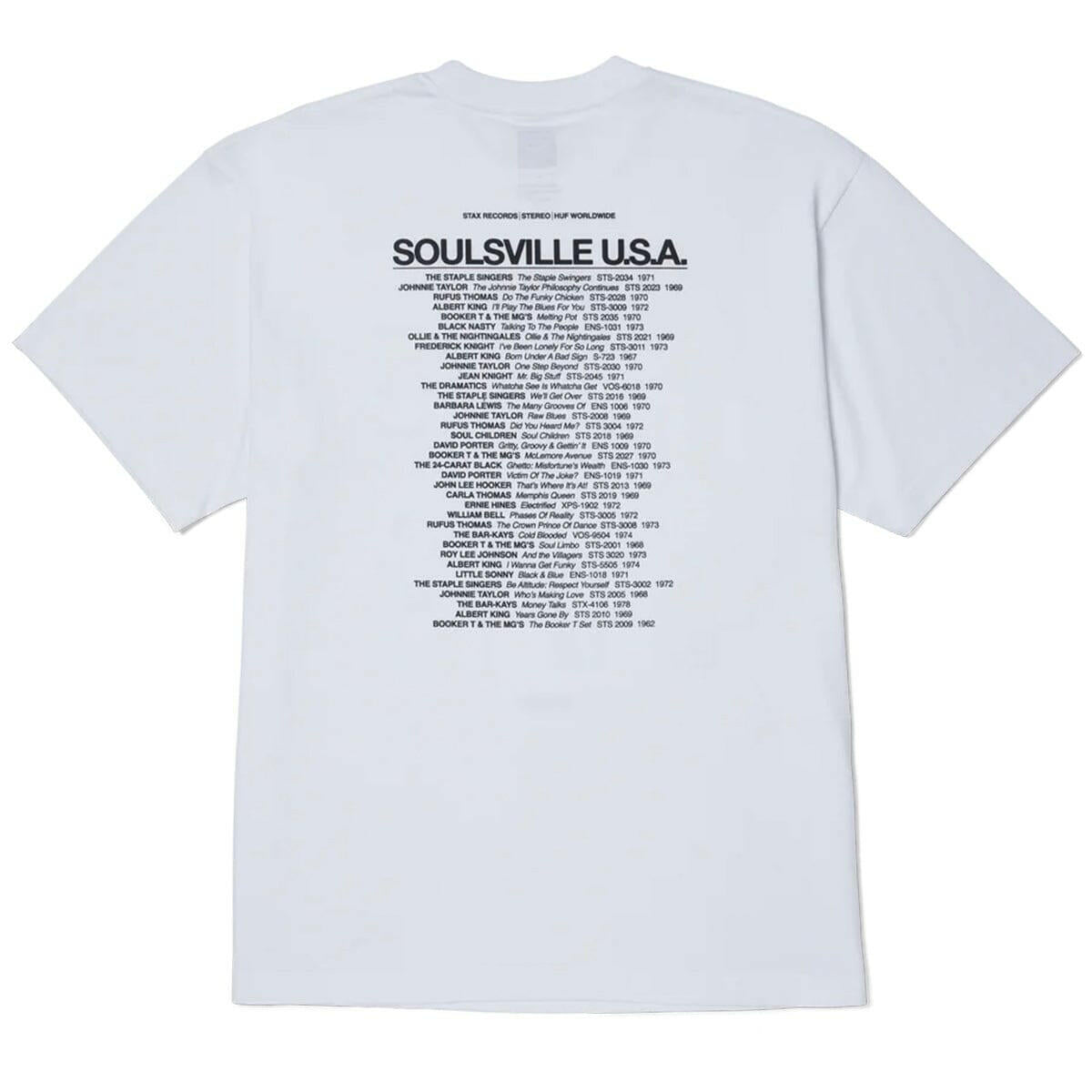Huf - X Stax Soulsville USA Tee White.