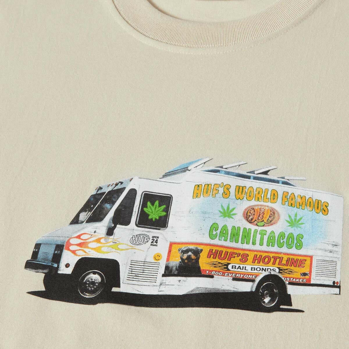 Huf - Taco Truck Tee Stone.