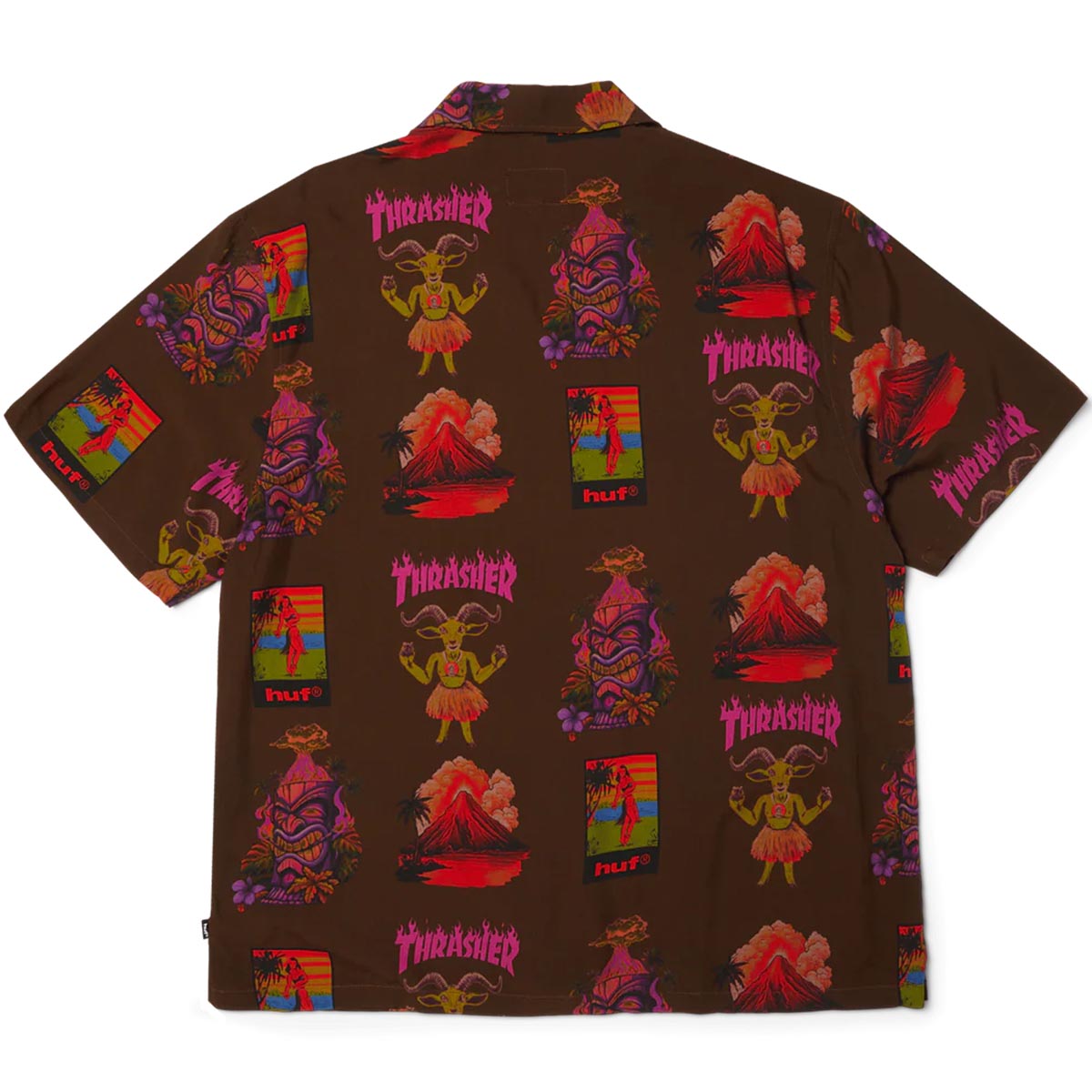 Huf Thrasher Hawaiian Shirt Back