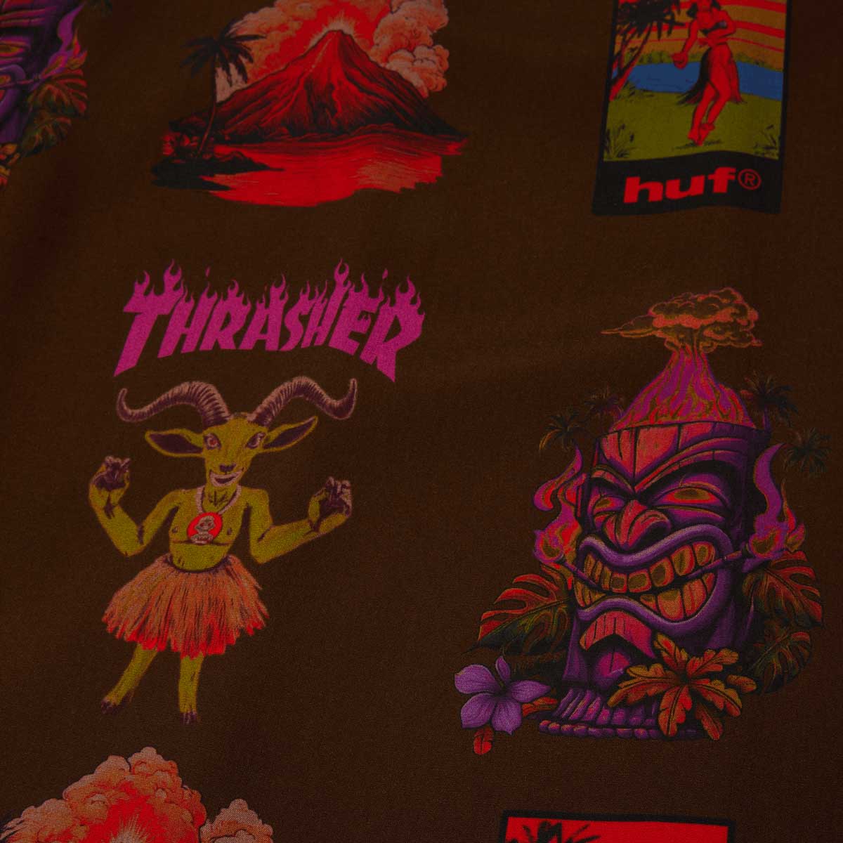 Huf Thrasher Hawaiian Detail 3