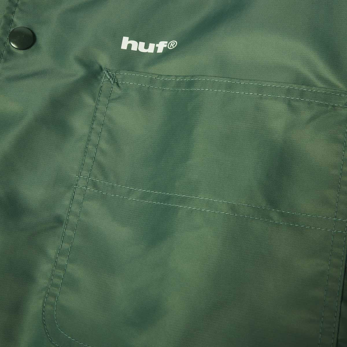 Huf Thrasher Logo Jacket Forest Green Detail 1