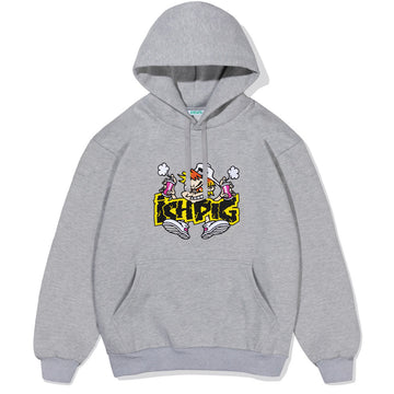 Ichpig Areoboy Hoodie Grey Marle