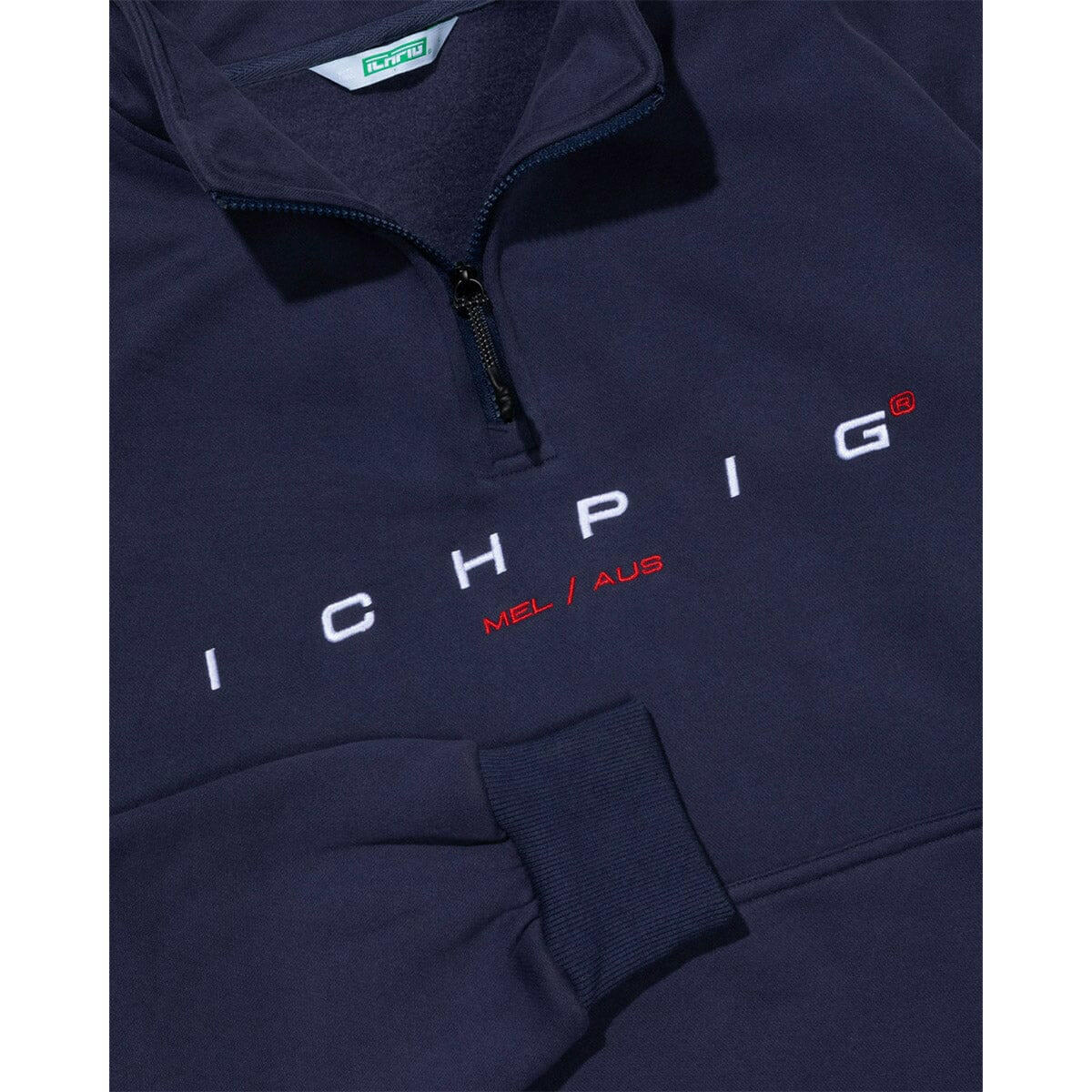 Ichpig - Capital 1/4 Zip Crew Ink.