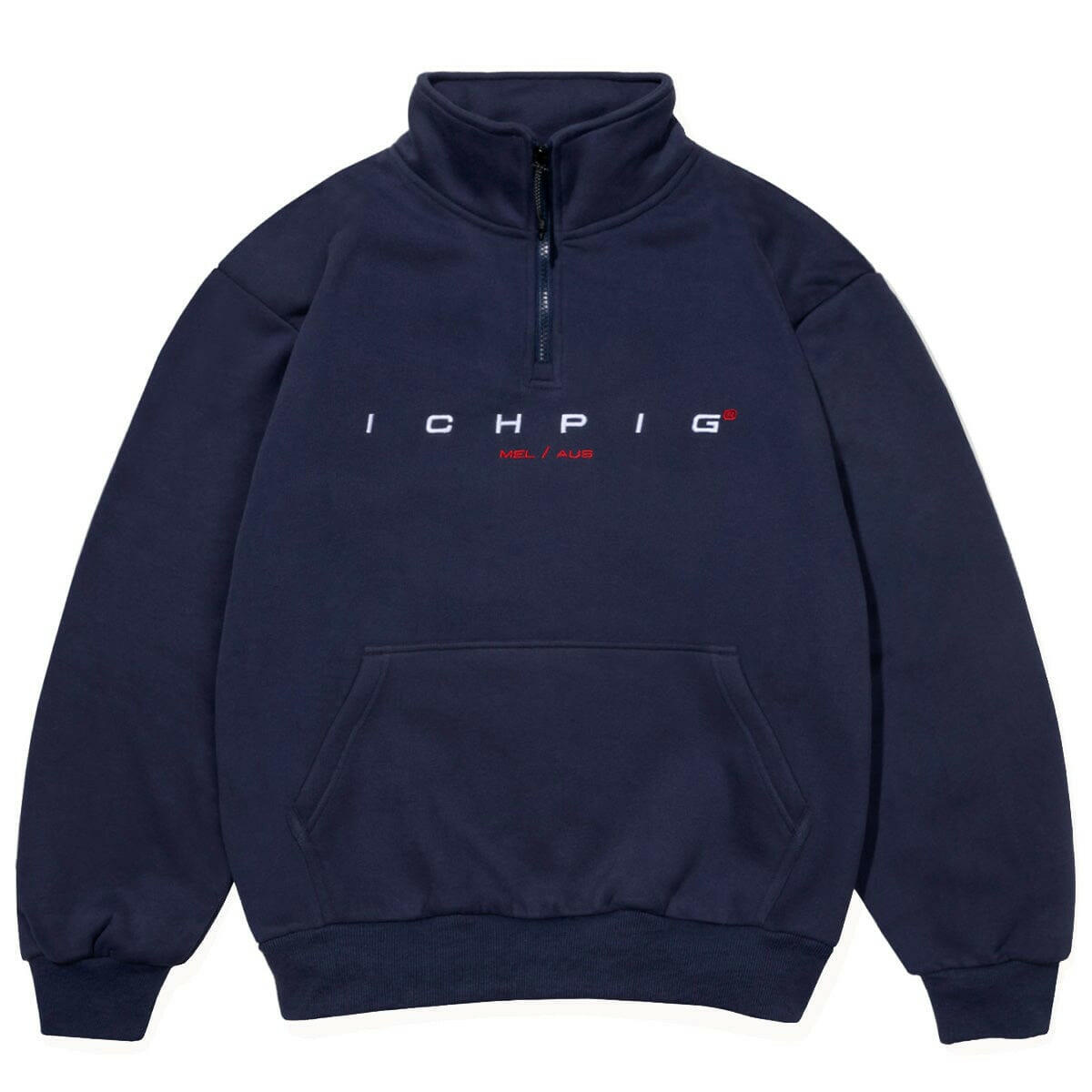 Ichpig - Capital 1/4 Zip Crew Ink.