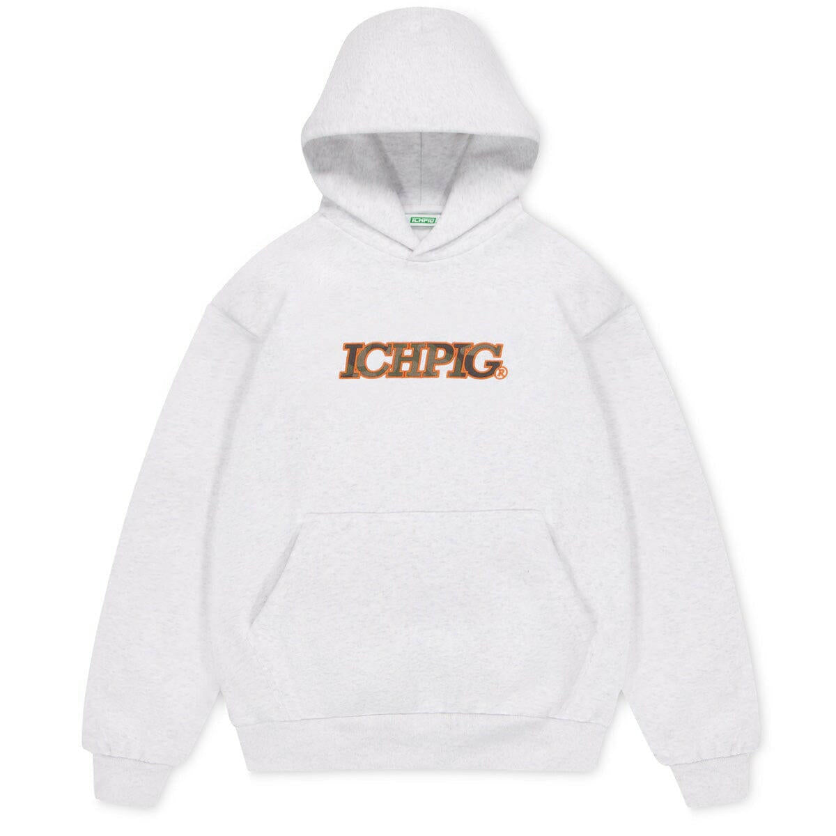 Ichpig - Glyph Cordless Hoodie White Marle/Camo.