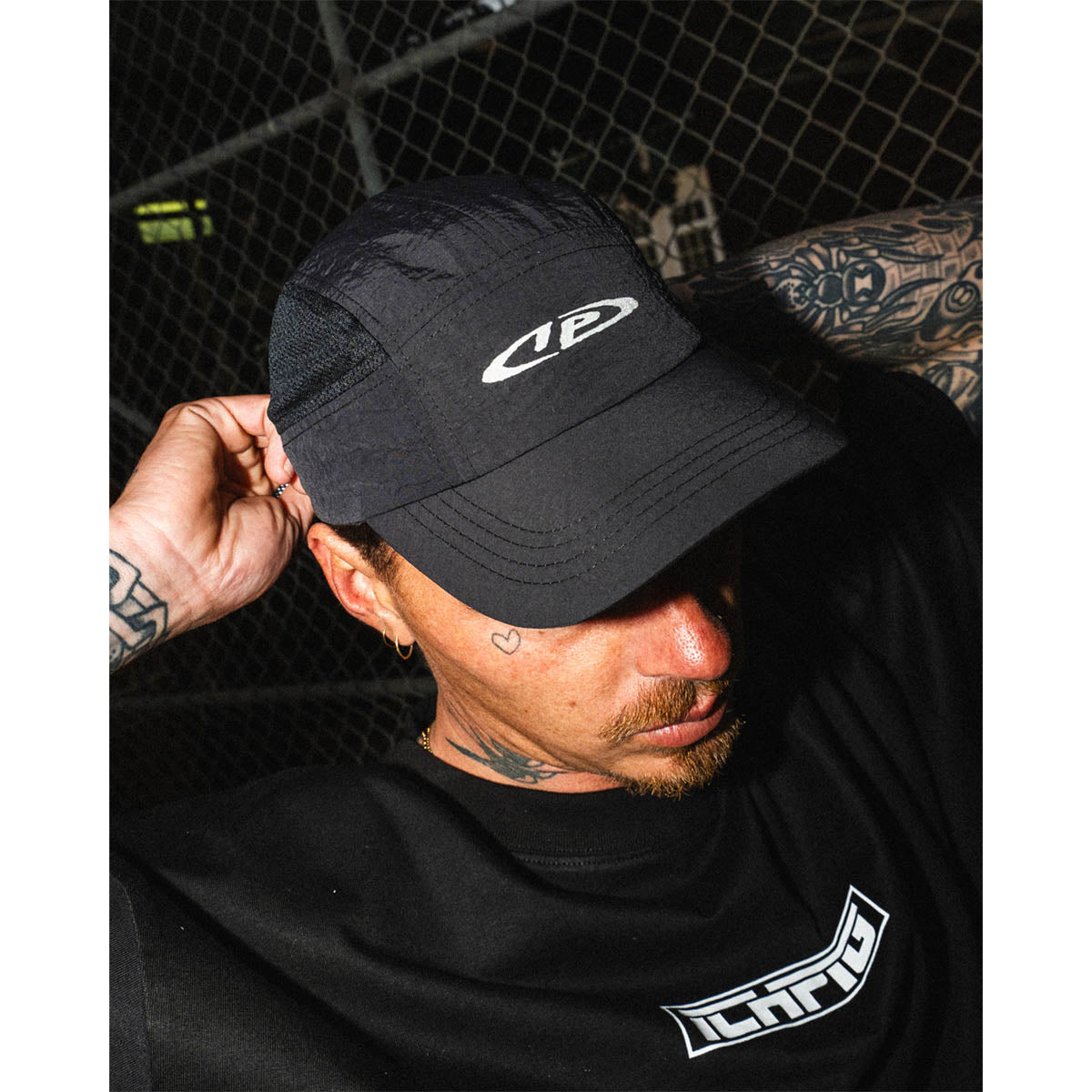 Ichpig - Optic Mesh Panel Cap Black.
