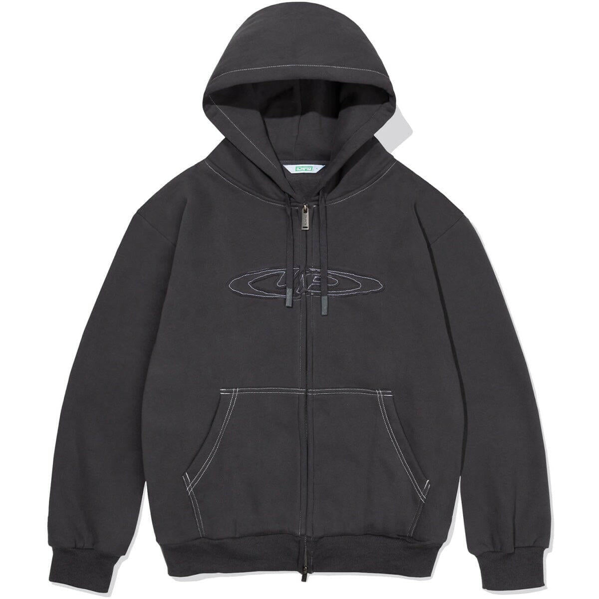 Ichpig - Optic Zip Hoodie Vintage Black.