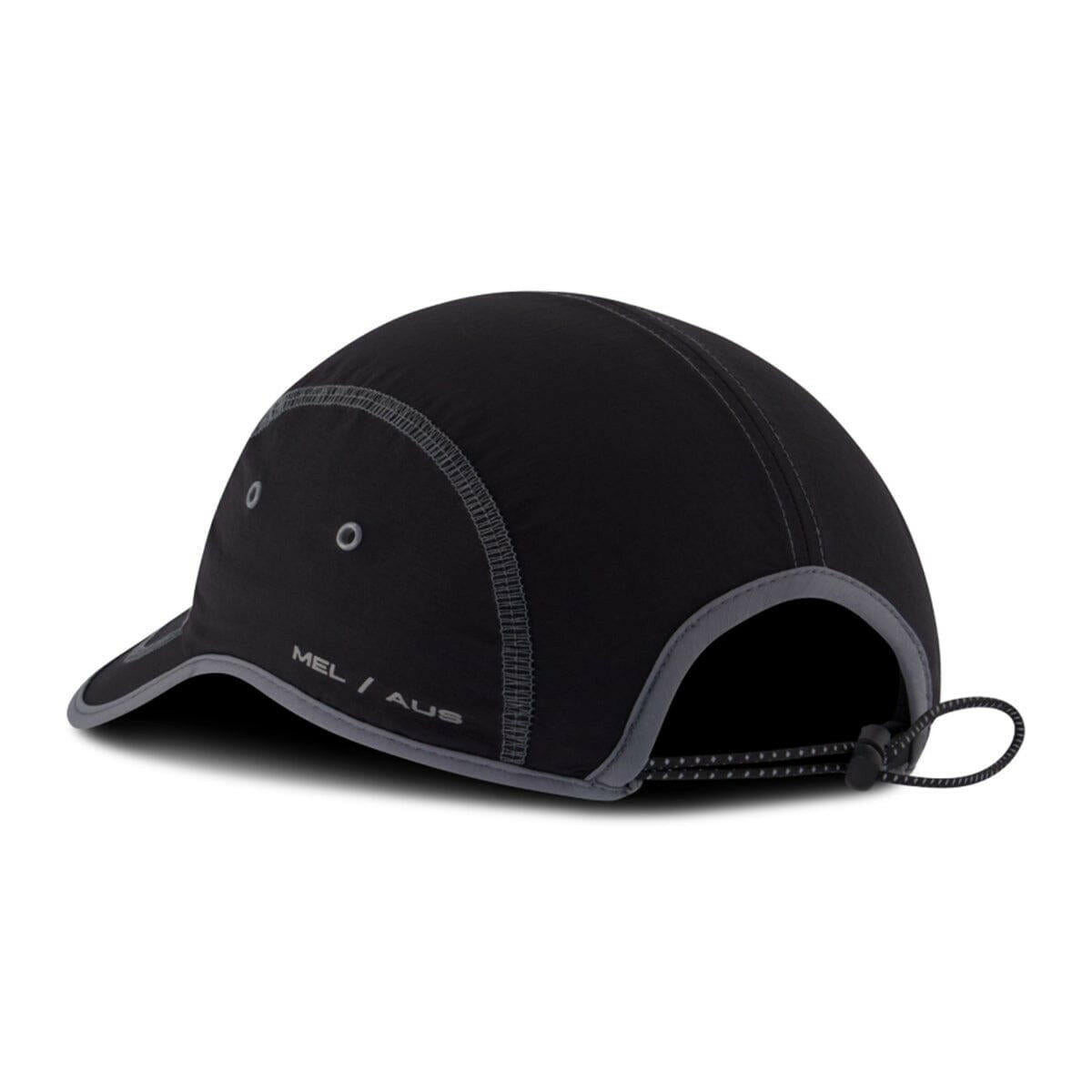 Ichpig - Outline 4 Panel Cap Black.