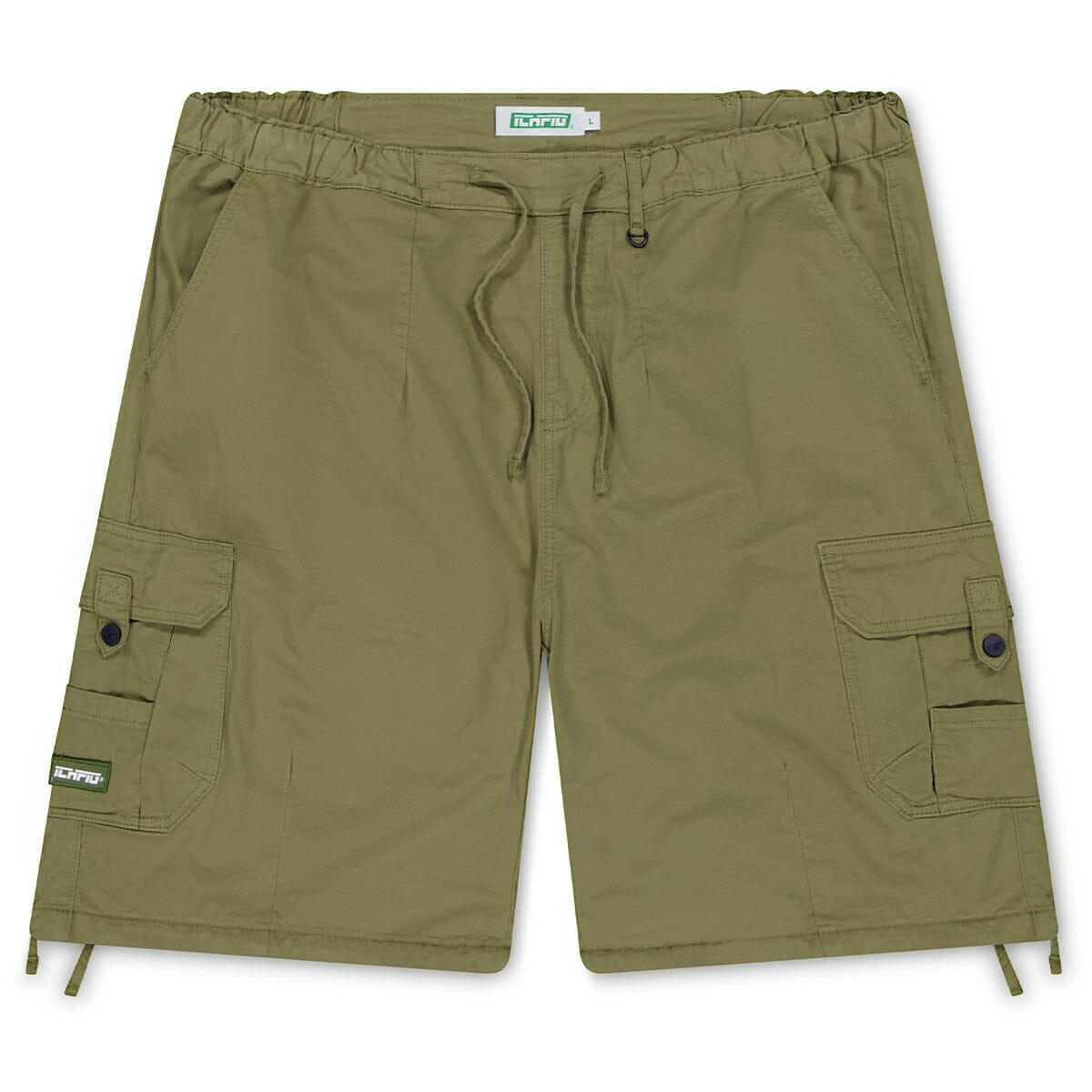 Ichpig - Para Cargo Shorts Washed Olive.