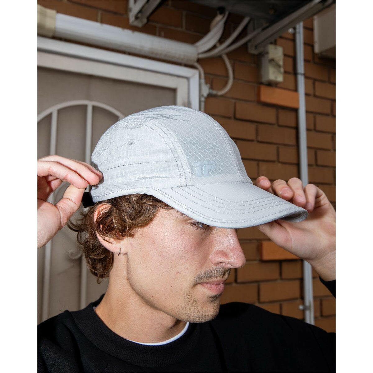 Ichpig - Ripstop Stash 4 Panel Hat Titanium.