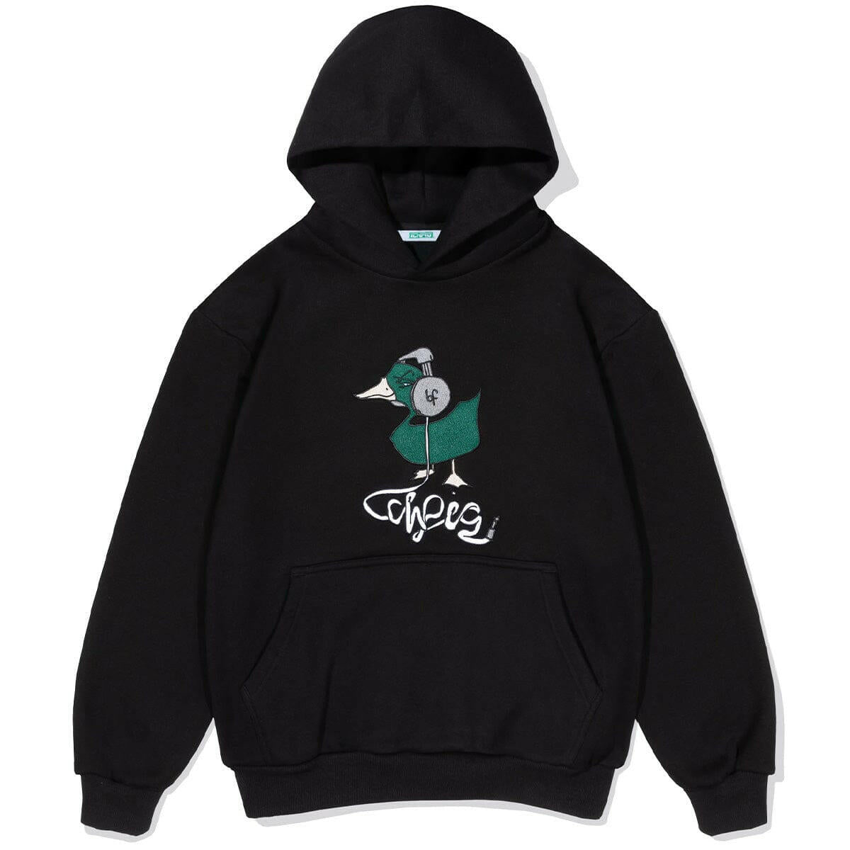 Ichpig - Sketchy Duck Hoodie Black.