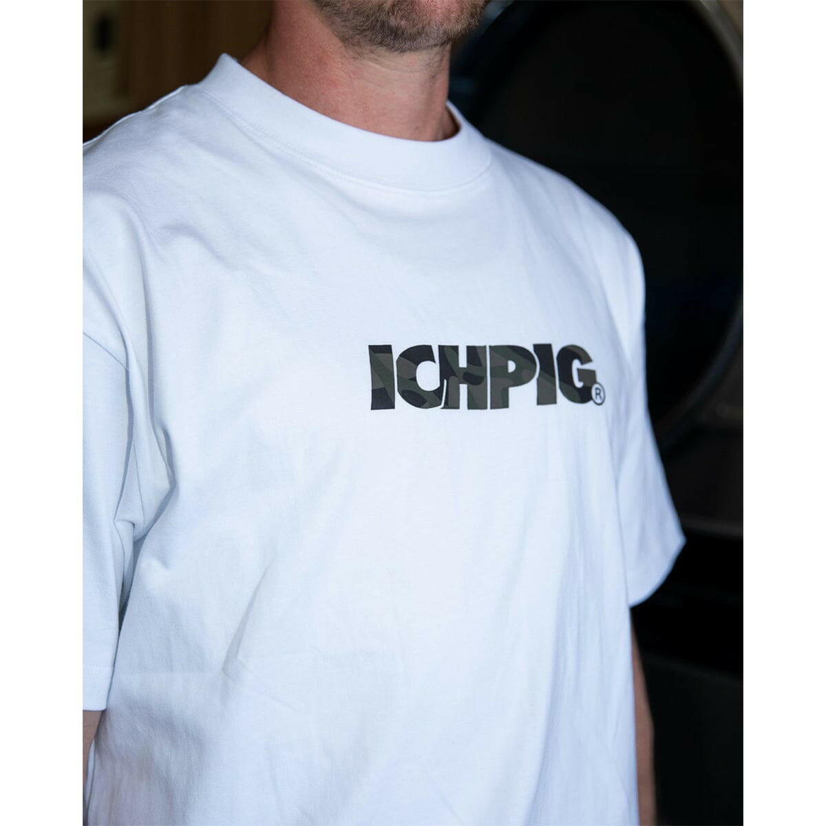 Ichpig - Sprinters Glyph Tee White/Camo.