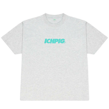 Ichpig - Sprinters Tee White Marle/Teal.