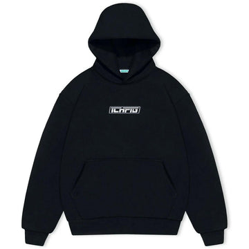 Ichpig - Strike Cordless Hoodie Black/White.