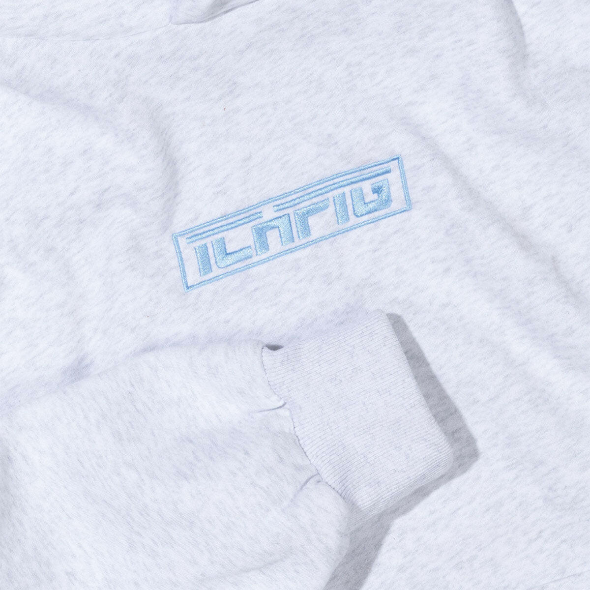 Ichpig - Strike Cordless Hoodie White Marle/Sky.