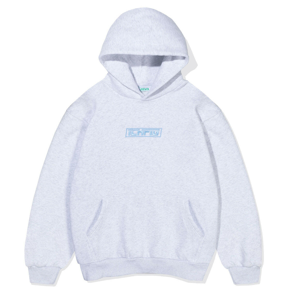 Ichpig - Strike Cordless Hoodie White Marle/Sky.