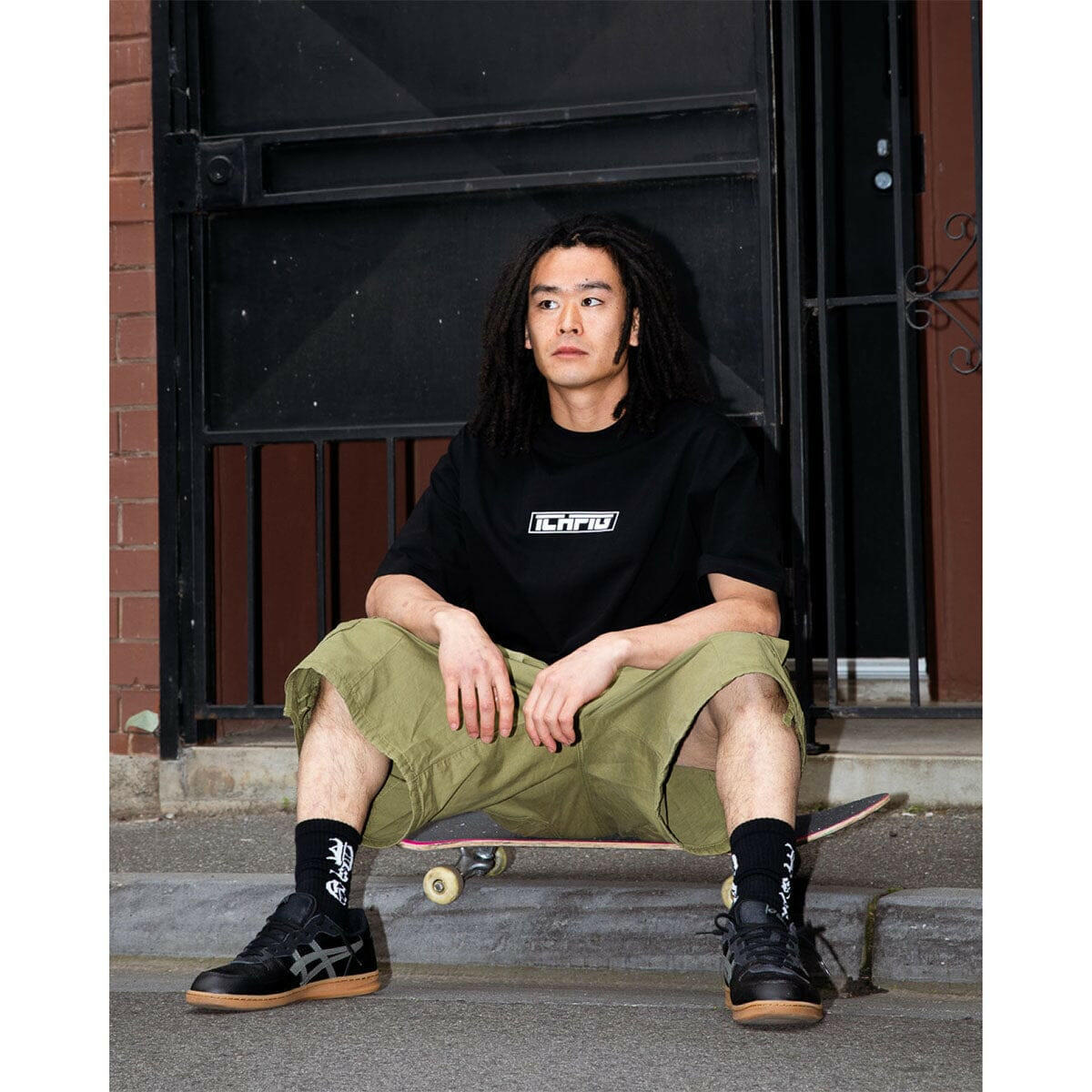 Ichpig - Strike Logo Tee Black.